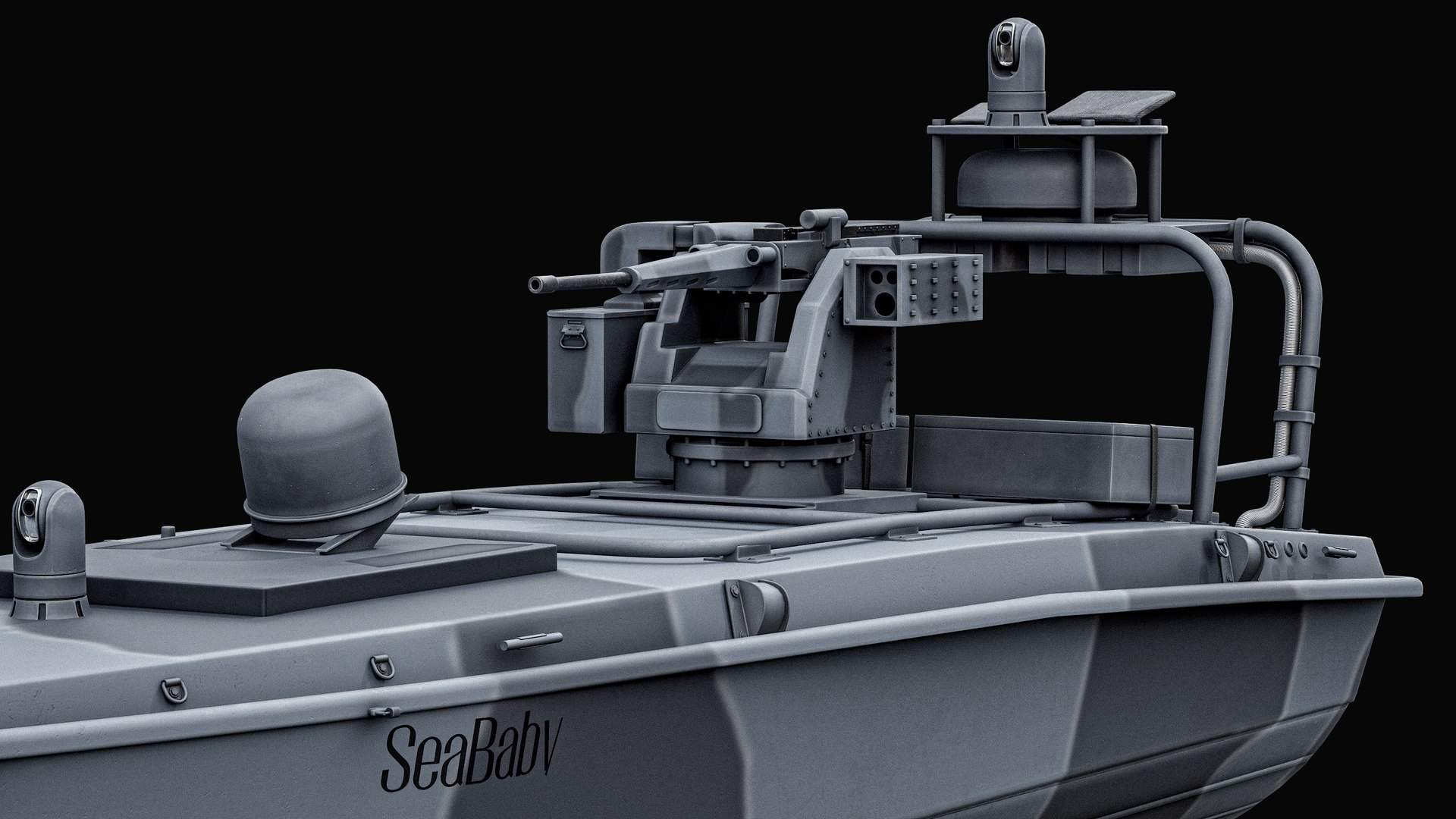 Sea Baby USV Drone With Gun PBR 3D model https://p.turbosquid.com/ts-thumb/yG/9Cj7xk/zV/r_scrsb_016b/png/1790013079/1920x1080/fit_q87/358a90a71223e5124e4e7808c799e61fec07ee7b/r_scrsb_016b.jpg
