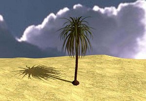 3d model dates tree