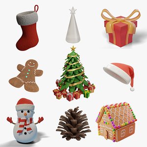 3D model Christmas Collection