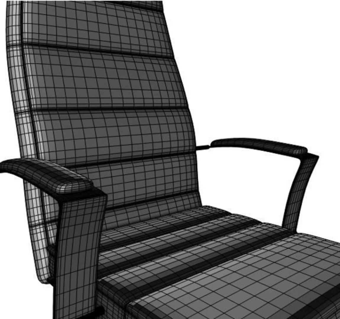 free office chair 3d model
