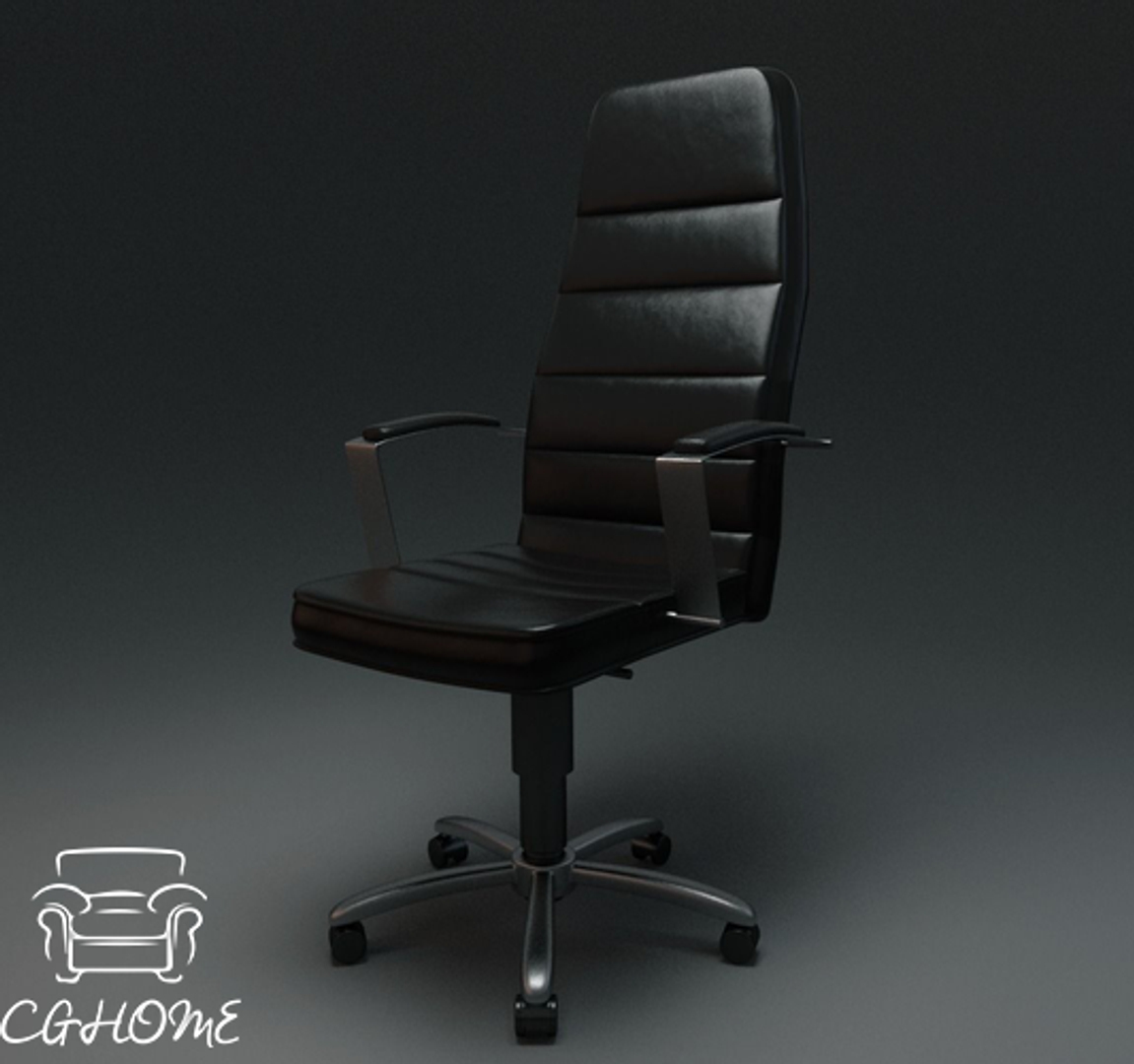 free office chair 3d model