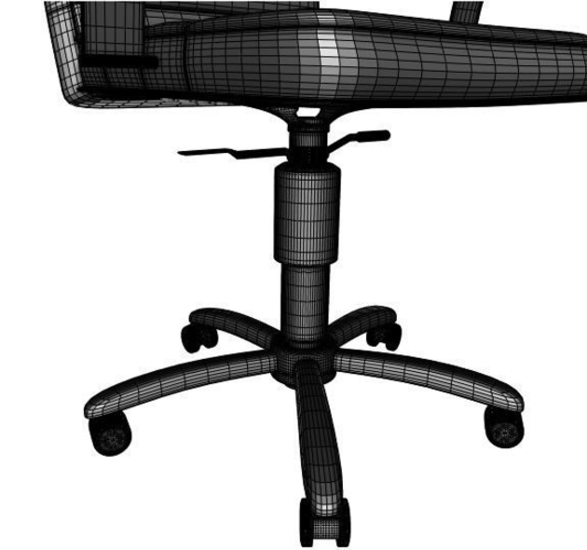 free office chair 3d model