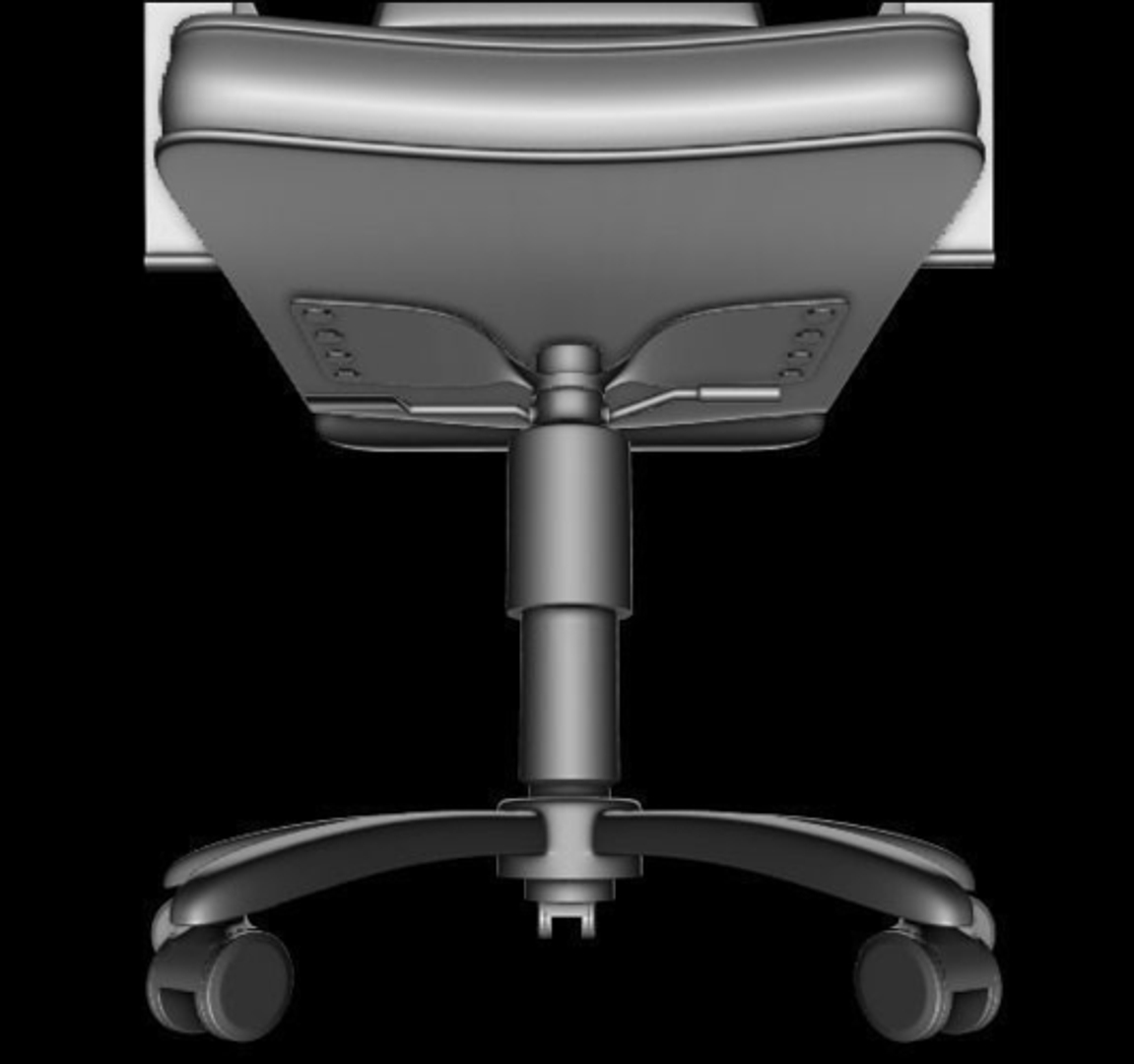 free office chair 3d model