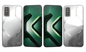 3D infinix GT 30 5G Plus Blade White model