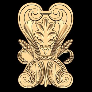decor element stl cnc 3d model