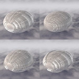 C4D Sci-fi Spaceship A 003