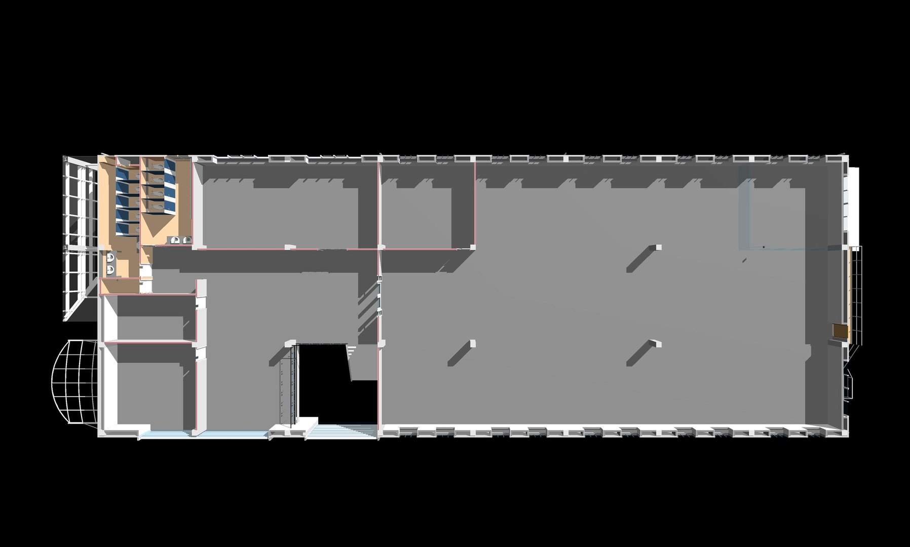 Laboratory Building In REVIT 24R05 3D - TurboSquid 2297348
