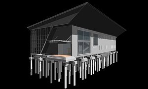Laboratory building in REVIT 24R05 3D