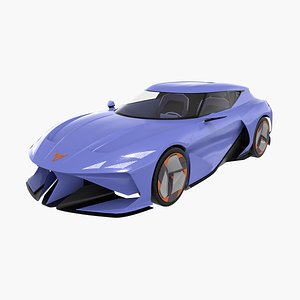 3D Cupra DarkRebel Concept