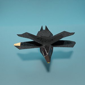 Fighter scout Dirty Bird 3D model