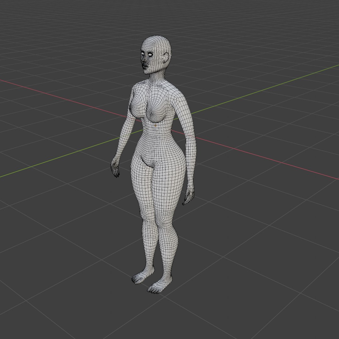 Female Mesh 3D Model - TurboSquid 1808104
