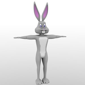 bunny easter 3d lwo