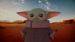 star wars mandalorian 3D model