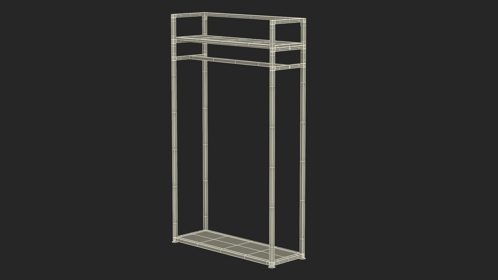 3D Silver Cloth Rack with Shelf https://p.turbosquid.com/ts-thumb/yG/dif2IY/QE/silverclothrackwithshelfmb3dmodel020/jpg/1719431001/1920x1080/fit_q87/b626506c060110a790400f1d9584645de7282da0/silverclothrackwithshelfmb3dmodel020.jpg