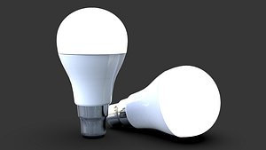 3D light bulb model