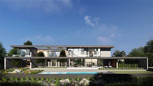 Horizontal House - kitchen bedroom furniture 3D - 2D drawing