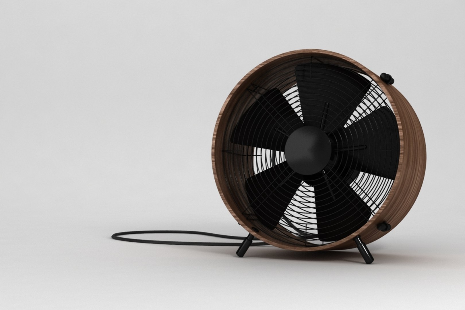 retro fan 3d max