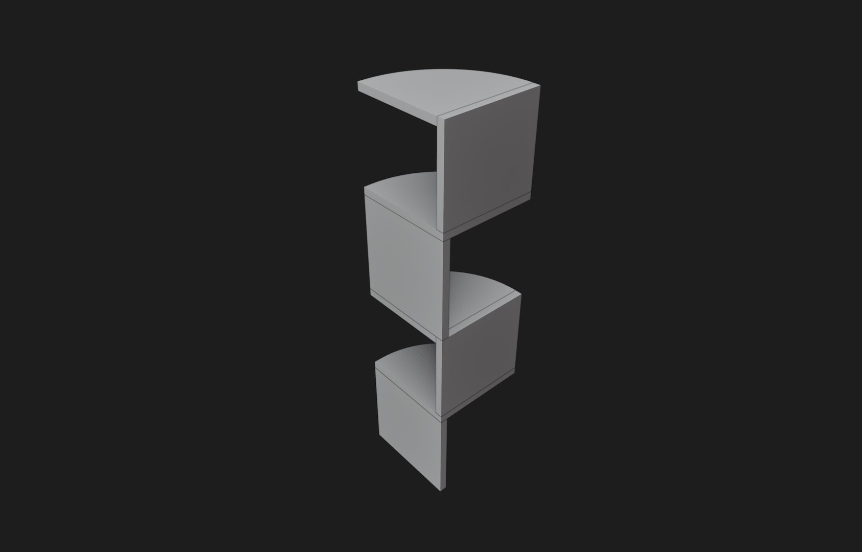 Zig Zag Corner Wall Hanging Shelves 3D model https://p.turbosquid.com/ts-thumb/yG/lYKwgE/7g/5/jpg/1739953528/1920x1080/fit_q87/20bd7e571266e298df740ace8170ba40502655ca/5.jpg