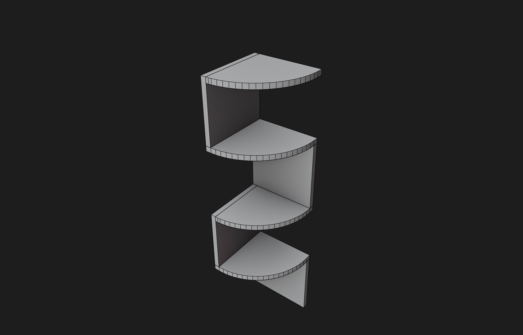 Zig Zag Corner Wall Hanging Shelves 3D model https://p.turbosquid.com/ts-thumb/yG/lYKwgE/Gn/9/jpg/1739953530/1920x1080/fit_q87/2ebbcaf2fb02f84f819afc2ca00fa11013d0dfa8/9.jpg