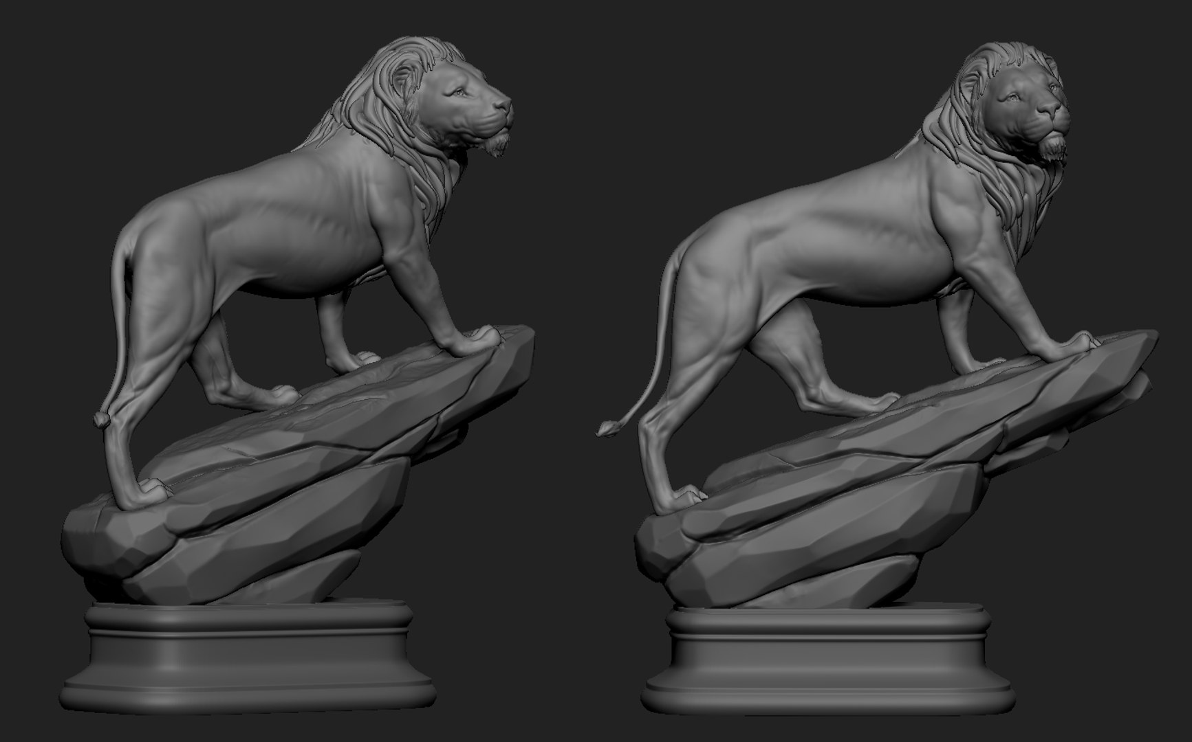 3D Model Lion - TurboSquid 2020112