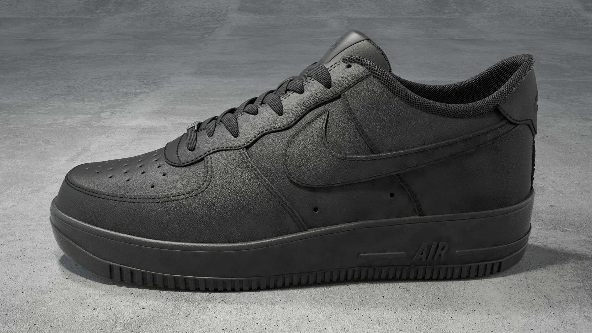 3D nike air force 1 https://p.turbosquid.com/ts-thumb/yG/ti6dVB/1N/1af1black_1/jpg/1614241689/1920x1080/fit_q87/10292f30d1b6dc15fb10db28e6f1c6f8b65ae514/1af1black_1.jpg