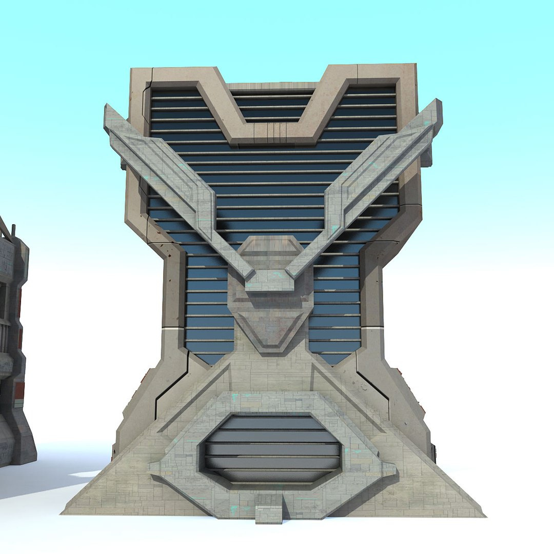 Sci Fi City Buildings 3d Max
