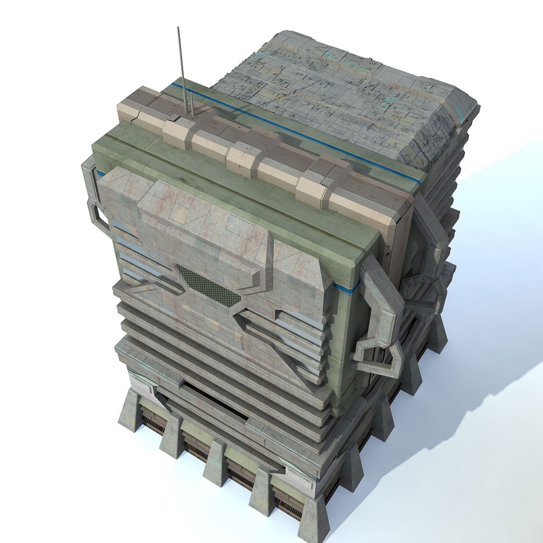 Sci Fi City Buildings 3d Max