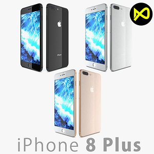 apple iphone 8 3D model