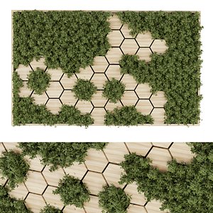 Collection plant vol 327 - fitowall - leaf - wood - cinema 4d - 3dmax
