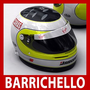 Helmet F1 2009 Rubens Barrichello