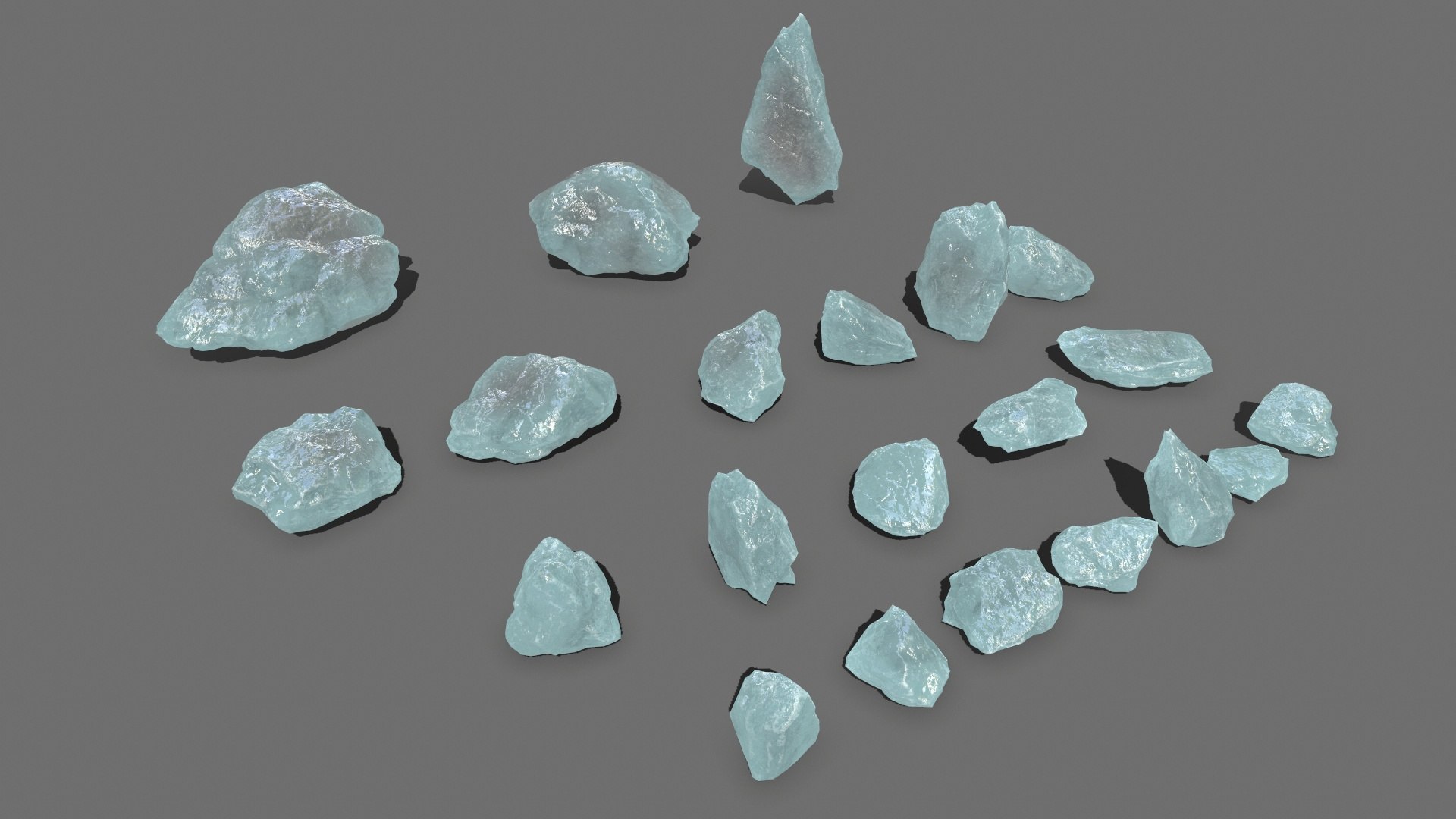 3D Ice Rocks - TurboSquid 2121937