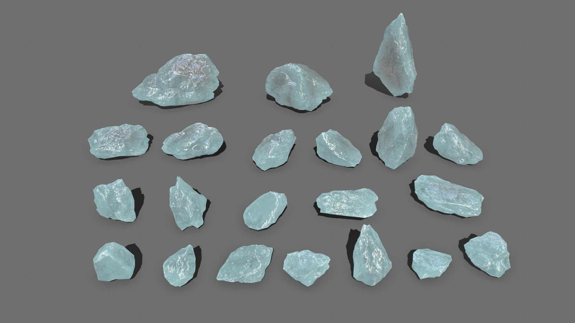 3D Ice Rocks - TurboSquid 2121937