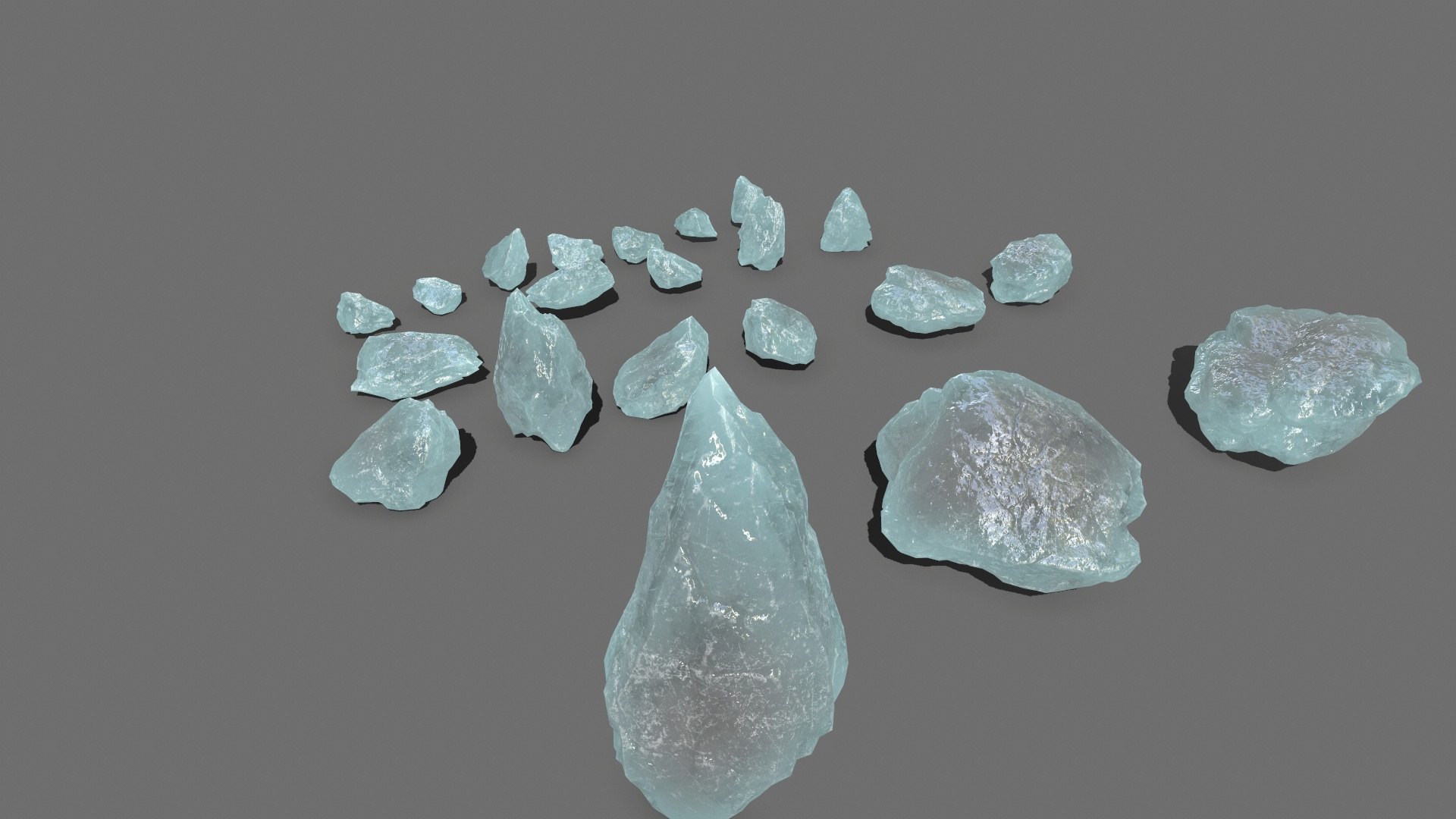 3D Ice Rocks - TurboSquid 2121937