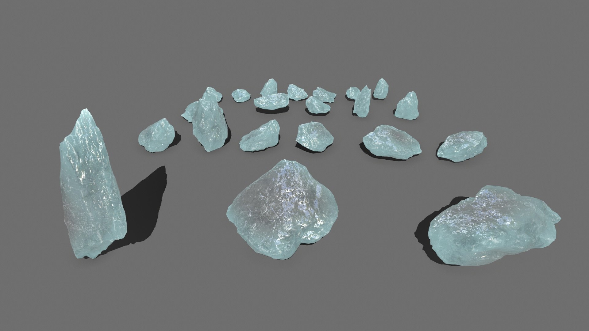 3D Ice Rocks - TurboSquid 2121937