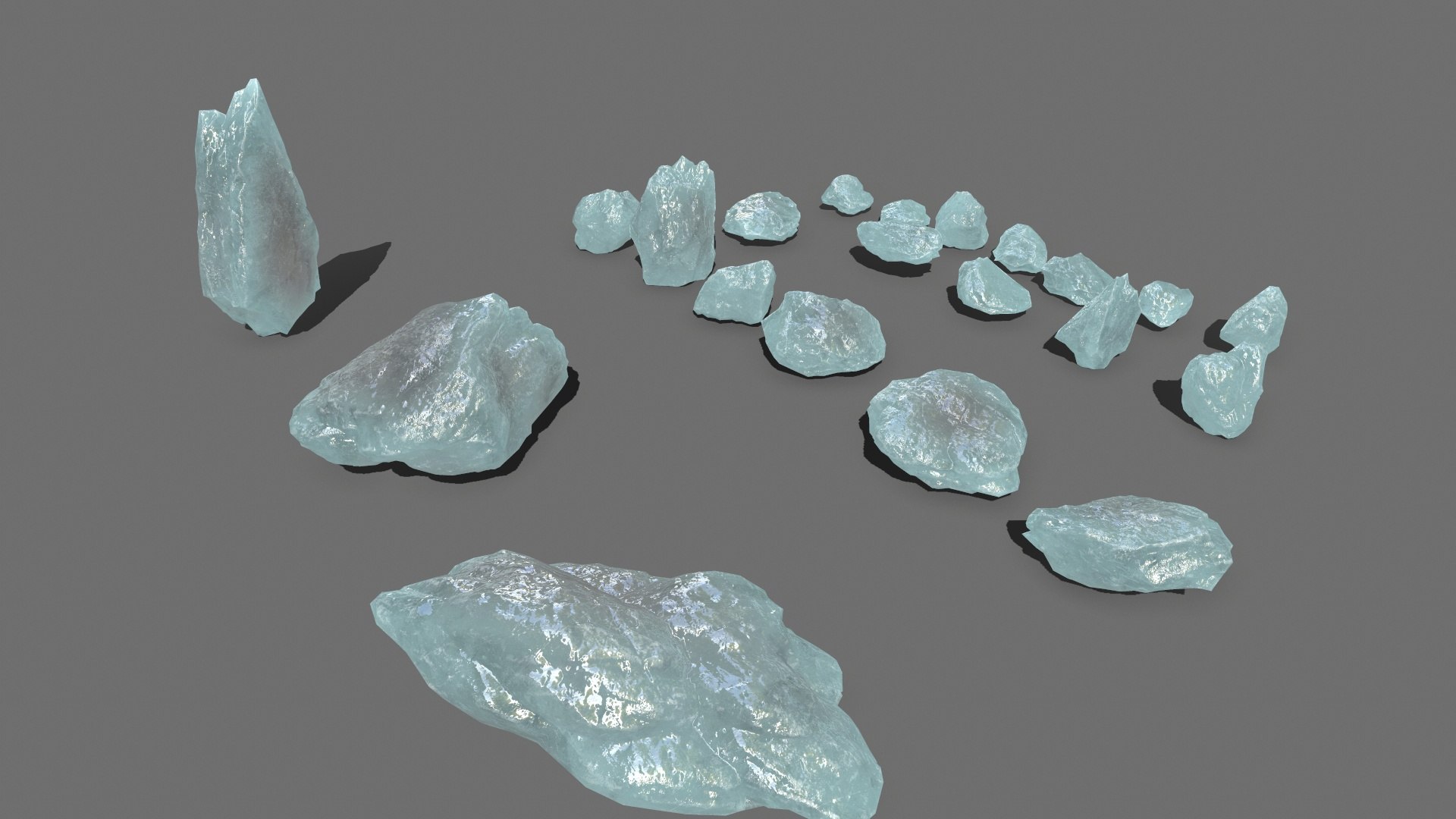 3D Ice Rocks - TurboSquid 2121937