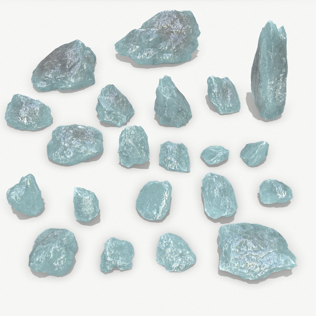 3D Ice Rocks - TurboSquid 2121937