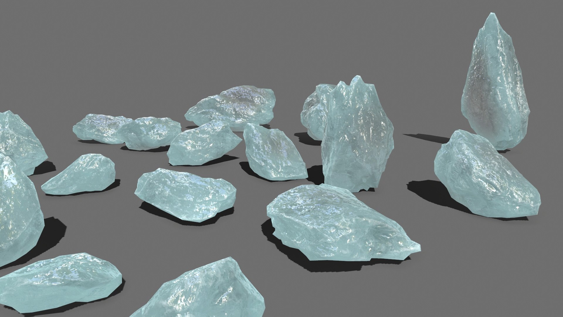 3D Ice Rocks - TurboSquid 2121937