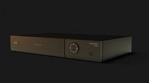 DVD Player GameReady - LowPoly with PBR Material