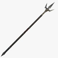 Fantasy Spear RPG Spetum Spear Chauve Souris Corseca Corsesque Korseke Runka Rawcon Polearm Pike