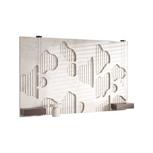3D model Decorative Wall panel  65