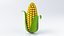 3D Cartoon Corn model