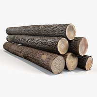 Wooden Logs Small Stack