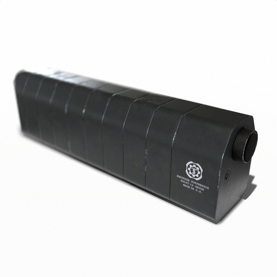 suppressor weapon attachment 3D model https://p.turbosquid.com/ts-thumb/yH/5twXk0/9mHxuSkW/salvo_03/jpg/1567003431/1920x1080/fit_q87/0b5af66f3fddba9e9643cad00ab04e2a1db8abc3/salvo_03.jpg
