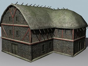 viking village 3d model