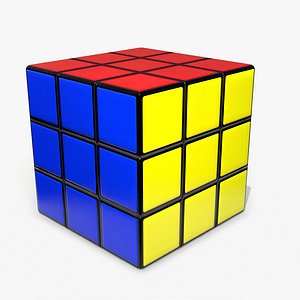 Rubik's Cube Low Poly PBR