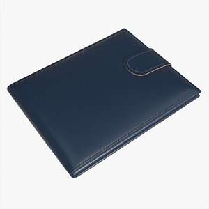 3D Leather Wallet for Men 01 model