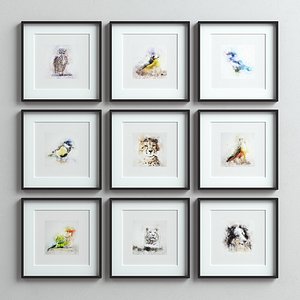 picture frames set -18 3D model