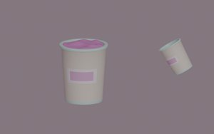3D model Ice-Cream Bucket