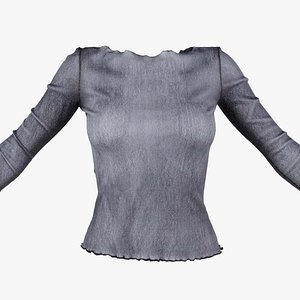 Transparant Metallic Top Shirt Remastered