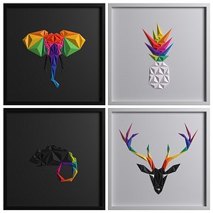 3D model paper artwork 06